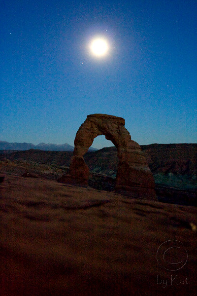 Delicate Arch at Night
