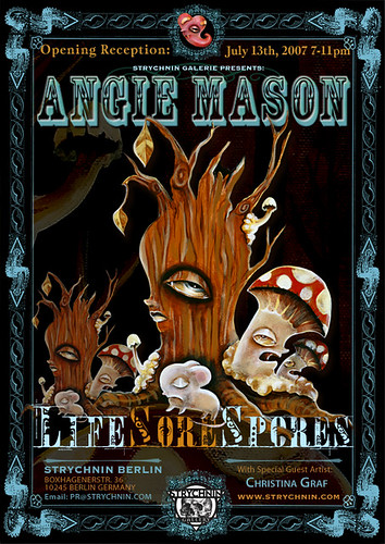Angie Mason Solo Show Life Sore Spores Promotion