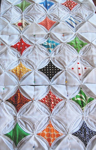 cathedral window quilt