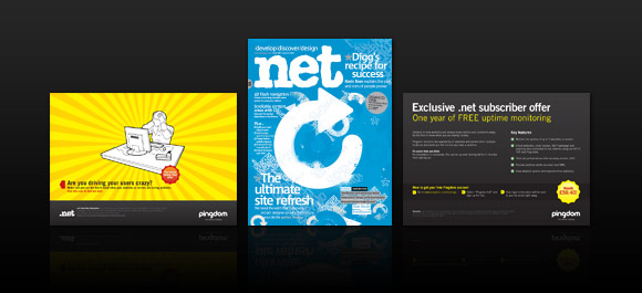 .net mag special subscription offer... Pingdom!