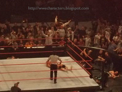 WWE Raw Jeff Hardy Swanton Bomb