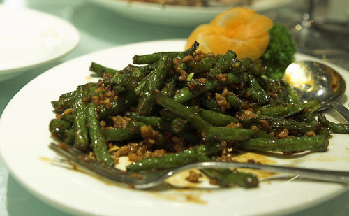 Green beans with mince