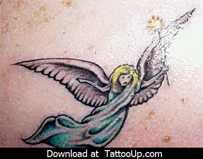 celtic angel tattoo