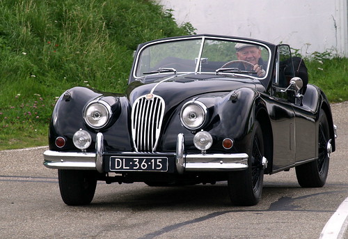 1955 Jaguar XK 140 Nationaal Oldtimer Festival 2010 Zandvoort NL 