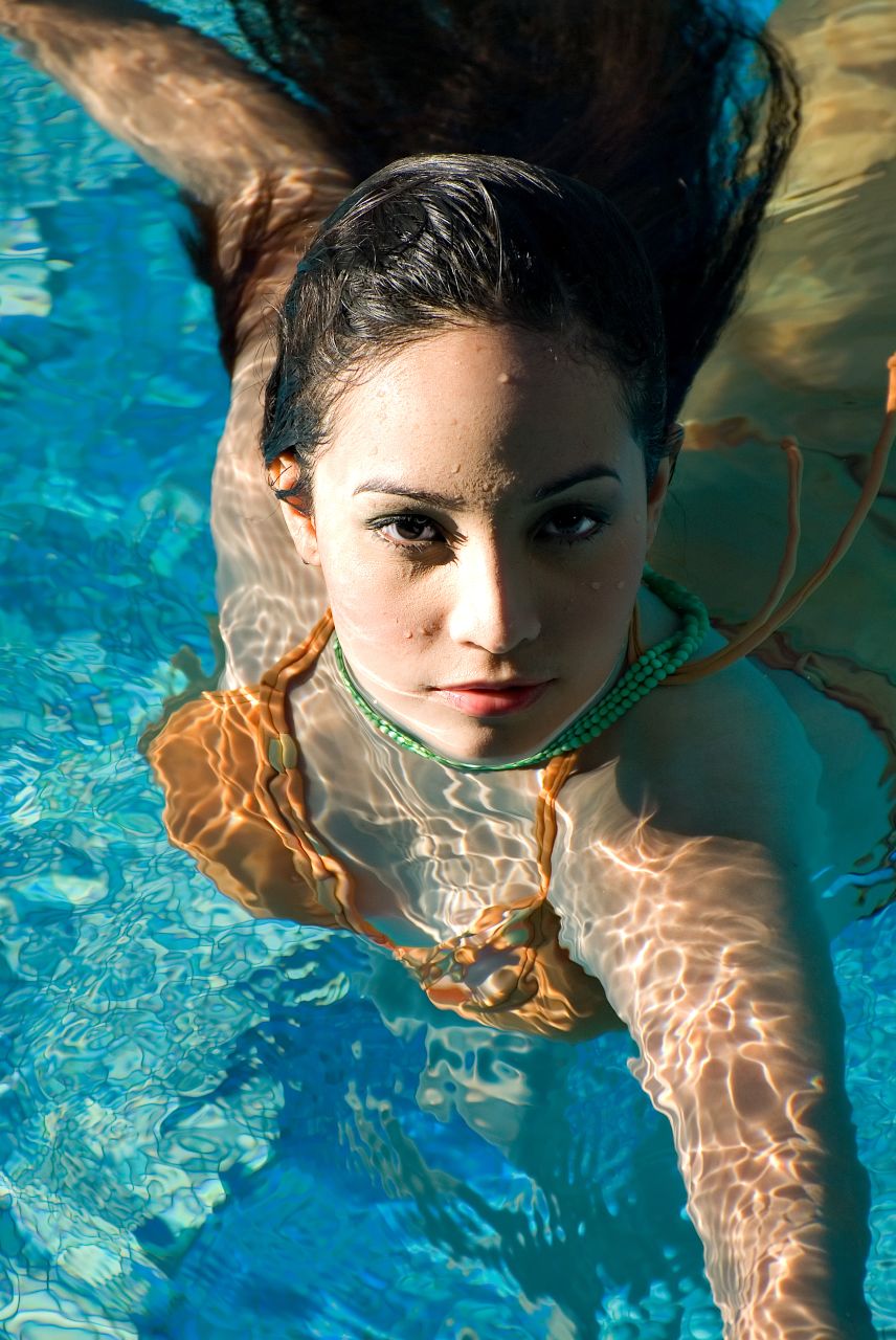 Asian Swimming Girl