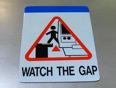 Watch the gap sign