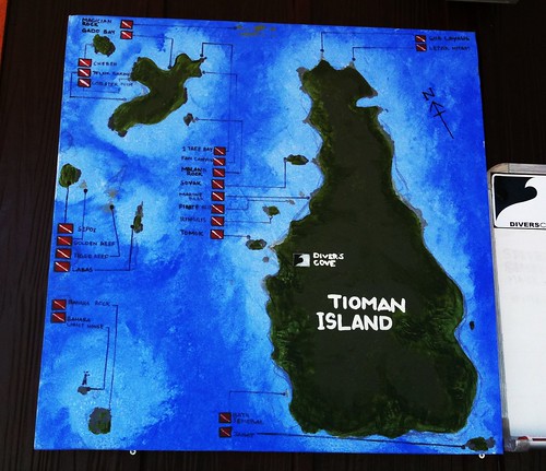 Map of Pulau Tioman
