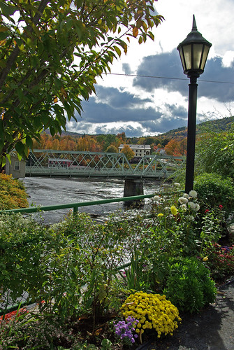 Bridge of Flowers in Shelburne Falls, MA