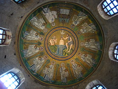 Ceiling Mosaic, Arian Baptistry, Ravenna