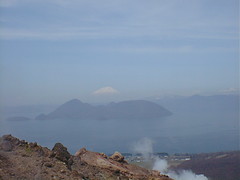 昭和新山から眺める蝦夷富士