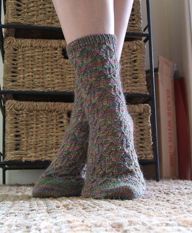 Elfine's socks - ta da!