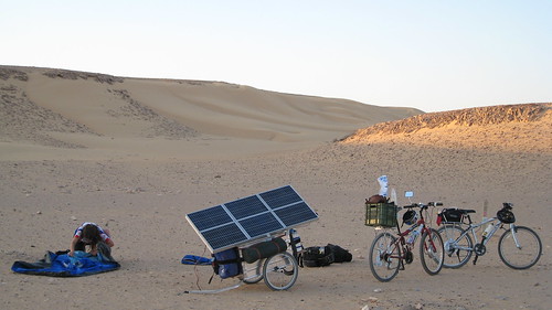 solar bike trailer