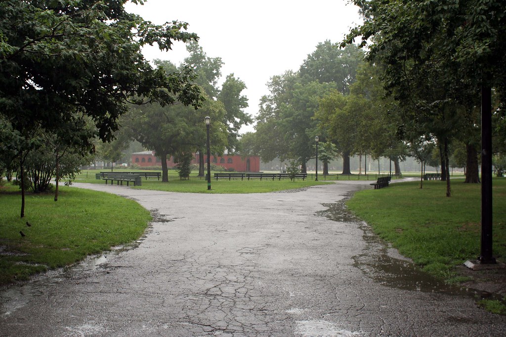 McCarren Park in the rain