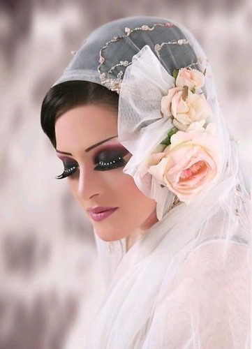 arabian bridal makeup. arab hair and makeup مكياج by