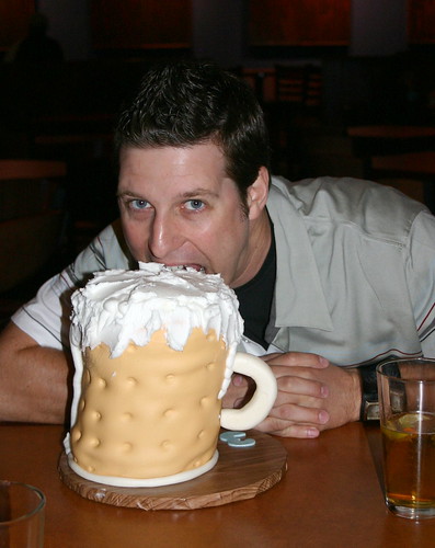 beer glass cake