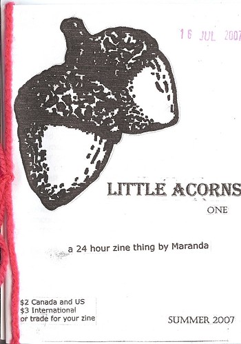 Cover scan of Maranda's zine 
