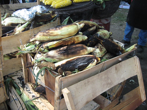 grilled corn at Red Hook ballfields