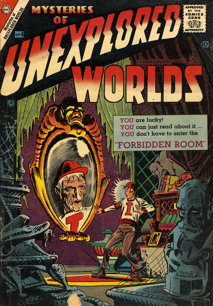 Mysteries of Unexplored Worlds #4 (Charlton, 1957)