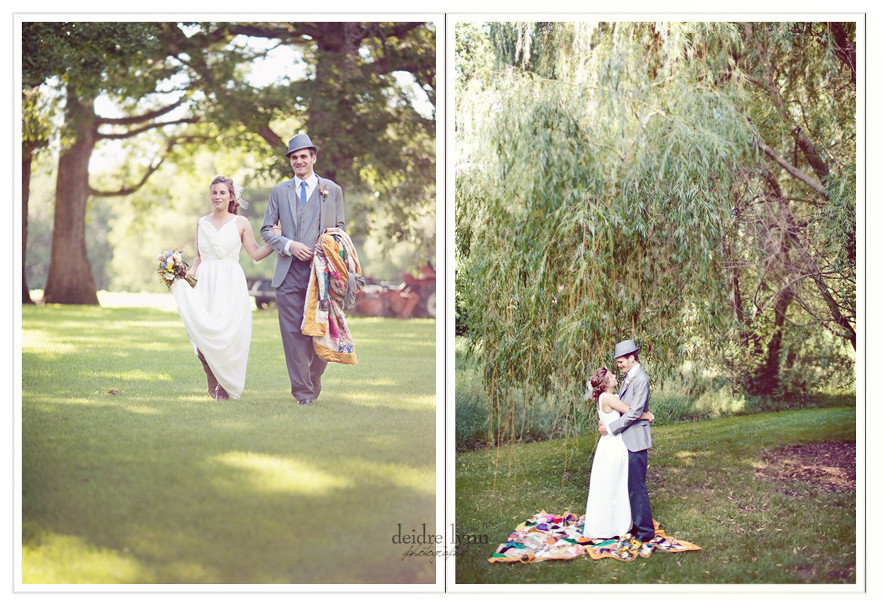 vintage wedding picnic peoria il willow tree
