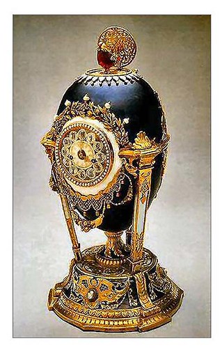 006-Huevo reloj de gallo 1900-Faberge