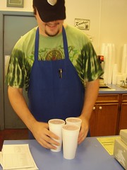 Friendly staff member Mike Malone makes a mean Raspberry Lemonade