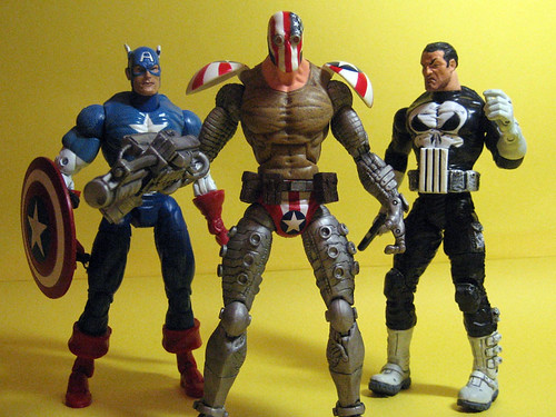 Super Patriot, Captain America and Punisher