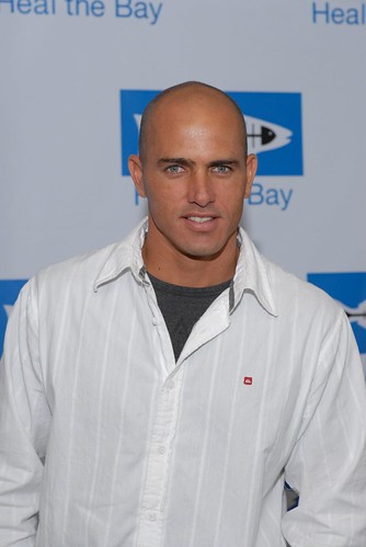 World Champion surfer Kelly Slater on the red carpet at Heal the Bay's 16th