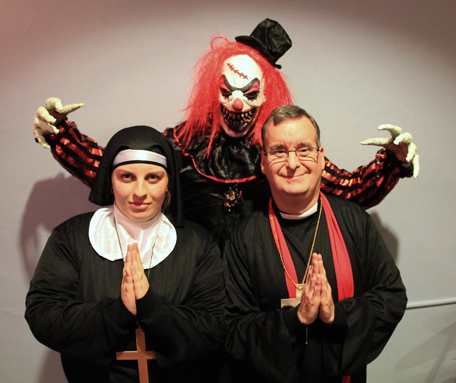 Scary Clown, Priest and Nun