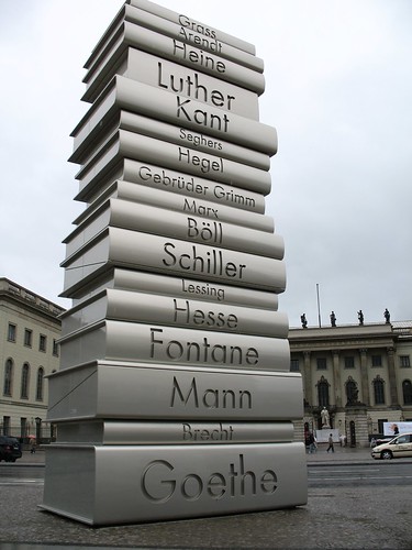 Book burning memorial in Berlin