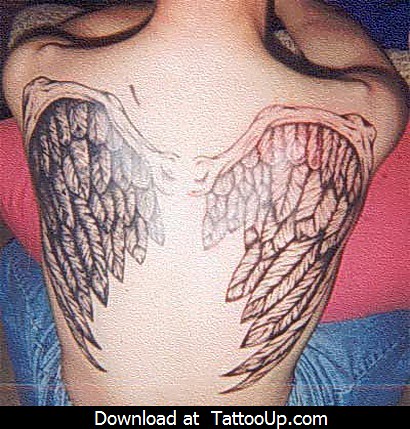 gothic angel tattoos. gothic angel tattoo designs