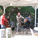 GMF tutors led by trumpeter Neil Yates in lunchtime concert at El Palasiet Hotel, Benicasim 2005