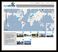 世界中のツアーを写真で楽しめるGoogle Maps（グーグルマップ）とのマッシュアップ「Eye Stride」