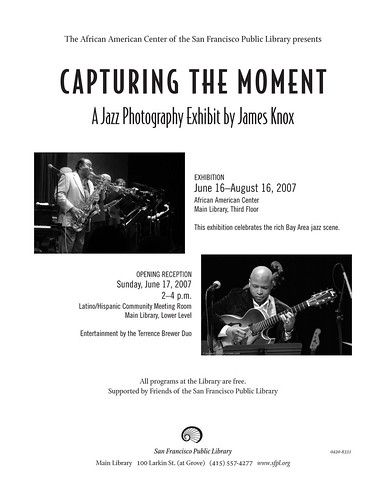 Capturing The Moment Photography Exhibit Flyer