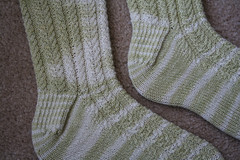Asparagus Cable Sock Heels 071507