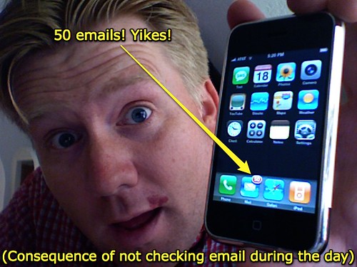 50 iPhone emails! Yikes!