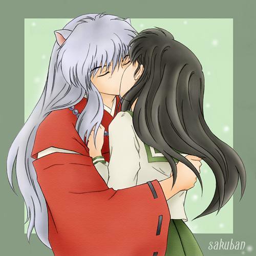 Inuyasha kiss kagome