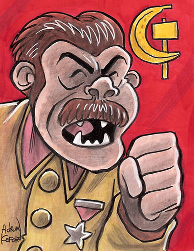 Russian Socialist Dictator Monkey by Ape Lad.