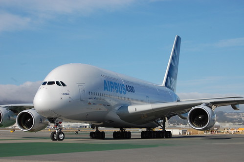 Airbus A380 at SFO