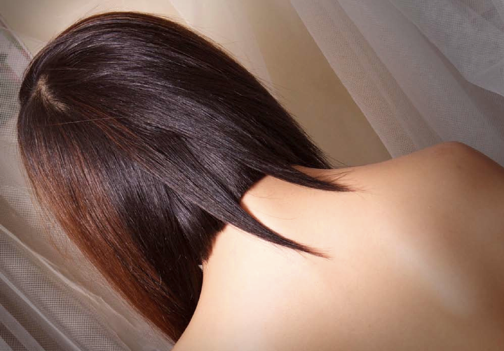 straight hair (short) - back 