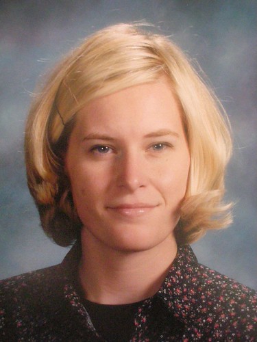 blond teacher hair, maybe 2003 or 2004?