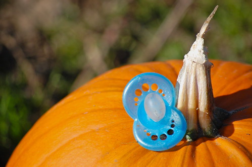 October 16: Abandoned Blue Pacifier