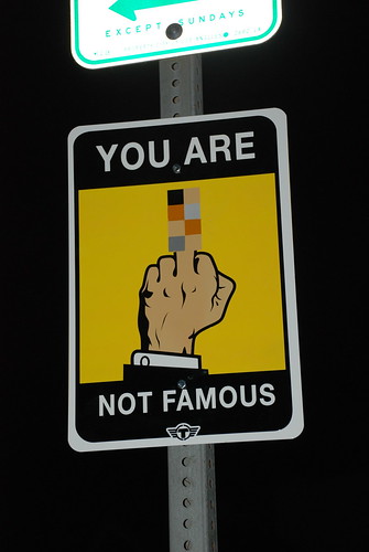 YOU ARE NOT FAMOUS