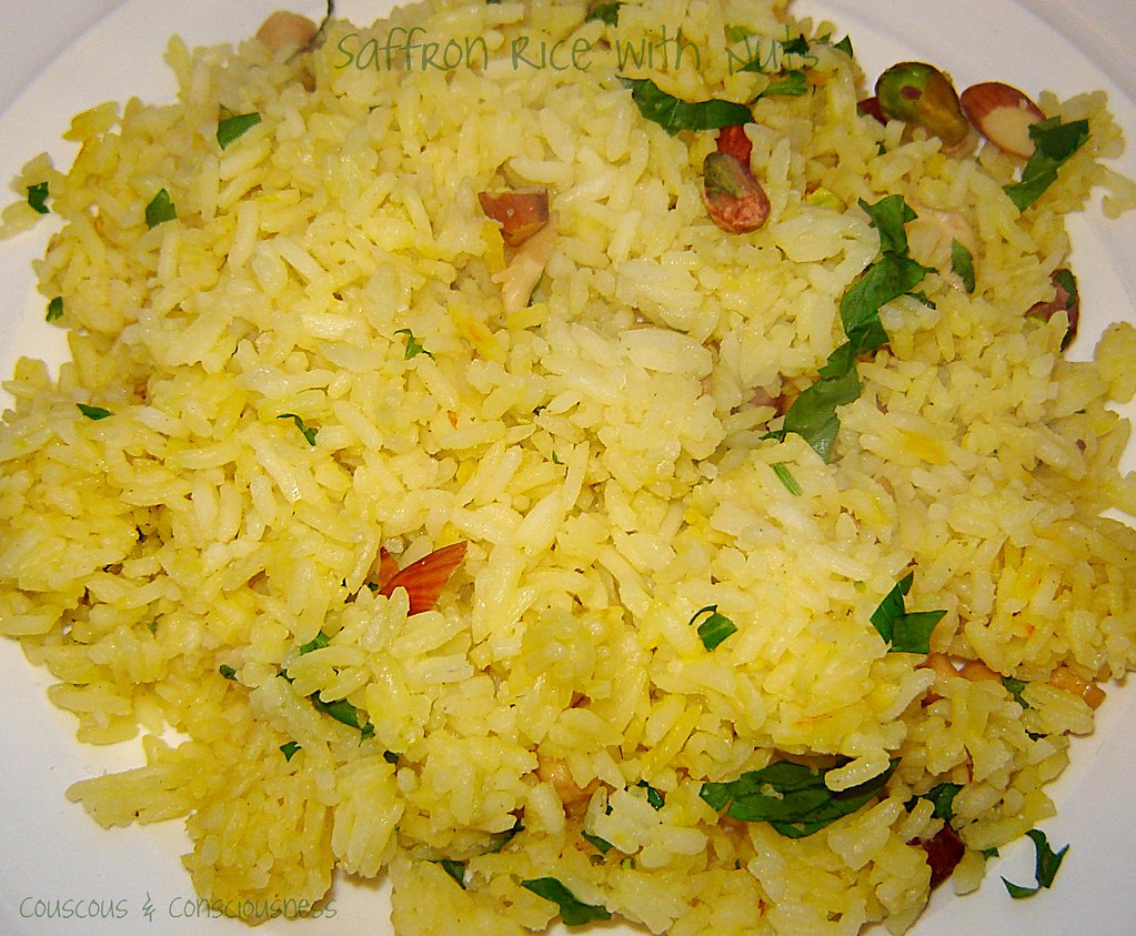 Saffron Rice with Nuts 1