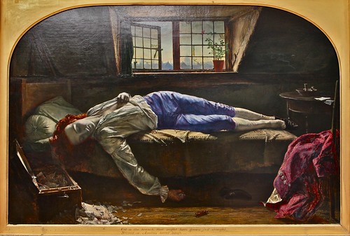 "Chatterton" by Henry Wallis, 1856
