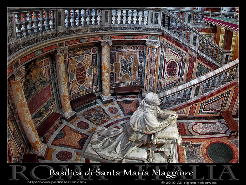 Roma - Basilica de Santa María la Mayor  - Papa Pío IX