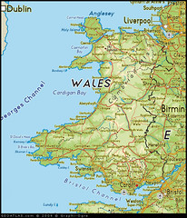 1 - map of Wales