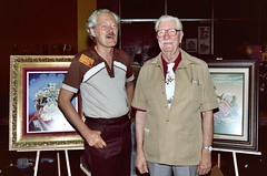 Bruce Hamilton and Carl Barks, 1982 - photo by Alan Light - click to zoom in at Flickr