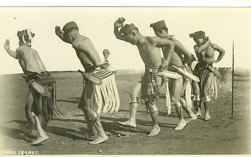 Igorot men dance at a cañao canao dancing Philippine Buhay Pinoy Noon old pictures photograph black and white Philippines  Filipino Pilipino  people photos life Philippinen dancing traditional tradition festivities   