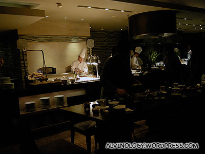 Inside Aroma restaurant