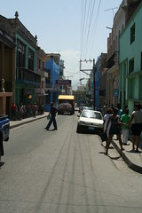 One of the shopping streets of Santiago de Cuba
